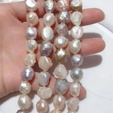 Multicolor Irregular Freshwater Pearl Loose Beads 14 Inch