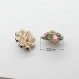 10 Pcs DIY Button Handle For Clothing Alloy Metal Buttons