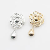 Crystal Rhinestone Pendant Button for Clothing Sewing Accessories