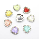 DIY Heart-Shaped Rhinestone Crystal Sequin Jewelry Accessories
