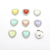 DIY Heart-Shaped Rhinestone Crystal Sequin Jewelry Accessories