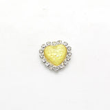 DIY Heart-Shaped Rhinestone Crystal Sequin Jewelry Accessories