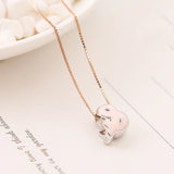 925 Silver Bead Charm & Mark Sign Clear CZ Enamel Charms Fit Bracelets DIY