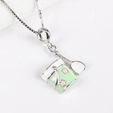Sterling Silver Coffee Cup Charm Enamel DIY Jewelry