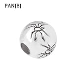 925 Sterling Silver Spider Bead Charm for Bracelet Necklace DIY