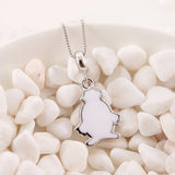 925 Silver Chicken Baby Pendant Enamel Charm for Bracelet Necklace DIY Jewelry