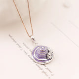 925 Silver Hat & Flower Pendant Enamel Charm for Bracelets