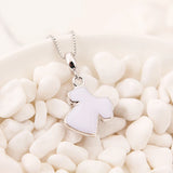 925 Silver Purple Sailor Suit CZ Charm for Bracelets DIY Jewelry