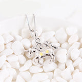 925 Silver Unicorn Charm Pendant Enamel Beads Fit Bracelet