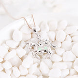 925 Silver Unicorn Charm Pendant Enamel Beads Fit Bracelet