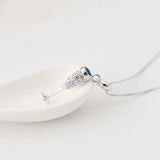 925 Silver Wine Glass Charm Pave CZ Pendant Enamel Charms