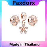 925 Silver Charm Daisy Pack Bead European DIY Bracelet Jewelry