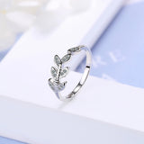 925 Silver Branch Ring Size 5 6 7 Gift for Girls Teen Lady