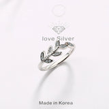925 Silver Branch Ring Size 5 6 7 Gift for Girls Teen Lady