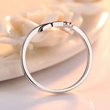 925 Sterling Silver Women Branch Rings Perfect Gift For Girls Lady Wedding