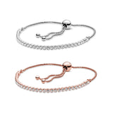 925 Sterling Silver Sparkling Strand Bracelet