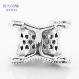 925 Sterling Silver Crown Carriage Charm for Pandora Bracelet