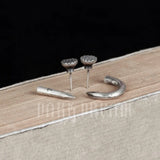 925 Silver Nail Stud Earrings Ear Piercings