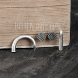 925 Silver Nail Stud Earrings Ear Piercings