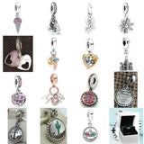 925 Sterling Silver Mother Heart Charm for Bracelet