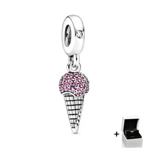 925 Sterling Silver Mother Heart Charm for Bracelet
