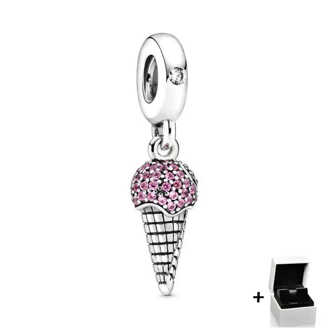 925 Sterling Silver Mother Heart Charm for Bracelet