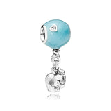 925 Sterling Silver Forever Family Bot Charm Beads