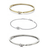925 Sterling Silver Year Heart Shape Pan Bracelet Jewelry Lady