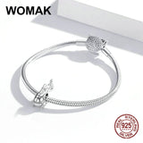 925 Silver Helicopter Charm Bracelet Beads DIY Pendant Accessory