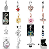 925 Sterling Silver Dragonfly Pendant for DIY Bracelet