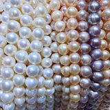 Natural 9-10mm Freshwater Cultured Pearl Necklace