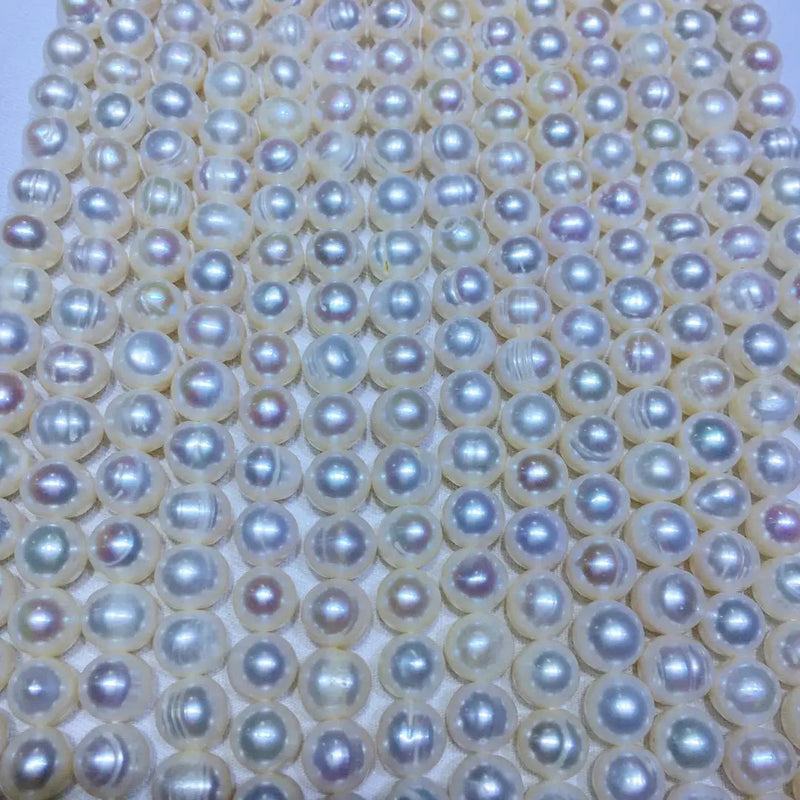 Natural 9-10mm Freshwater Cultured Pearl Necklace