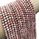 Rhodochrosite Round Gem Stone Beads for DIY Jewelry Making