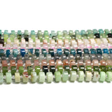 Aquamarine Labradorite Prehnite Spacer Beads 4*6mm
