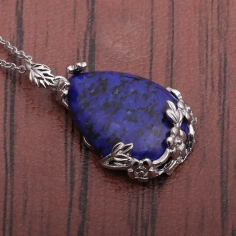 Natural Lapis Lazuli Lucky Amulet Pendant Zodiac Unisex Men Tibetan Jewellery