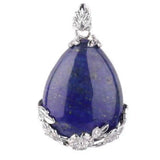 Natural Lapis Lazuli Lucky Amulet Pendant Zodiac Unisex Men Tibetan Jewellery