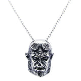 100% Personal Strong Man Pendant With Stone Necklace