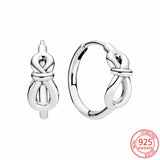 925 Sterling Silver Love Feather Earrings for Girls