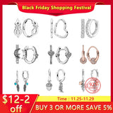 925 Sterling Silver Love Feather Earrings for Girls