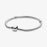 925 Sterling Silver Bracelet for Bead Charms Bangle DIY Jewelry