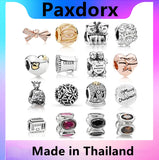 S925 Sterling Silver 11 Giraffe Cable Car Love Kittens Charm DIY Bracelet