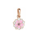 S925 Sterling Silver Mushroom Dragonfly Pendant Charms for Pando Necklace