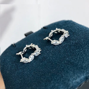 925 Silver Pop Earbone Nail Punk Wheat Ear Earring