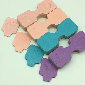 100pcs Colorful Cardboard Necklace/Chain/Rings Package Tag Card Hanger