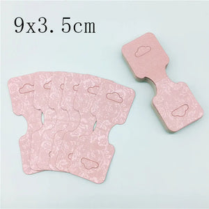 100pcs Colorful Cardboard Necklace/Chain/Rings Package Tag Card Hanger