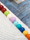 100pcs 14mm 16mm Acrylic Round Beads Straight Holes DIY Jewelry Pendant
