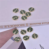 100pcs Cartoon Pattern Alloy Floating Locket Charms DIY Jewelry
