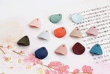 100pcs Petals Plastic Floating Locket Charms DIY Jewelry Pendants