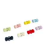 100pcs Rubber Paint Bow Alloy Charms DIY Jewelry