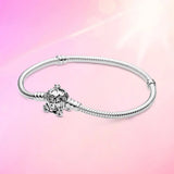 100th Anniv. 925 Sterling Silver Graffiti Bracelet, Original Charm Jewelry